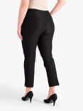 chesca Slim Leg Trousers, Black