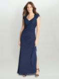 Gina Bacconi Kali Sequin Maxi Dress, Navy, Navy