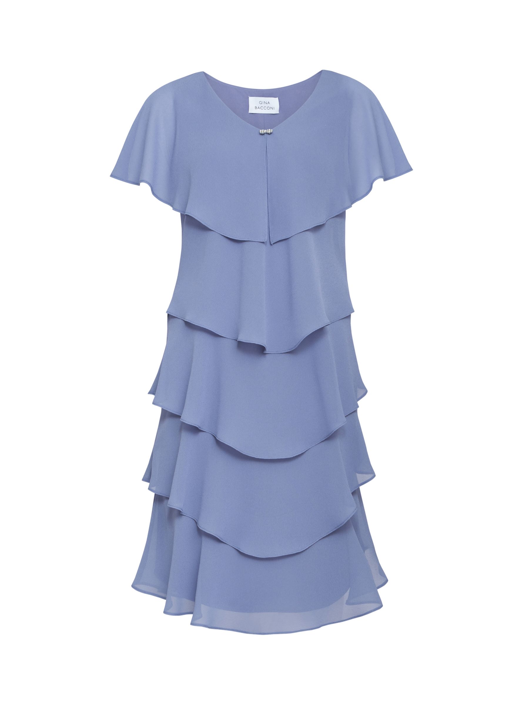 Buy Gina Bacconi Bella Georgette Tiered Dress Online at johnlewis.com