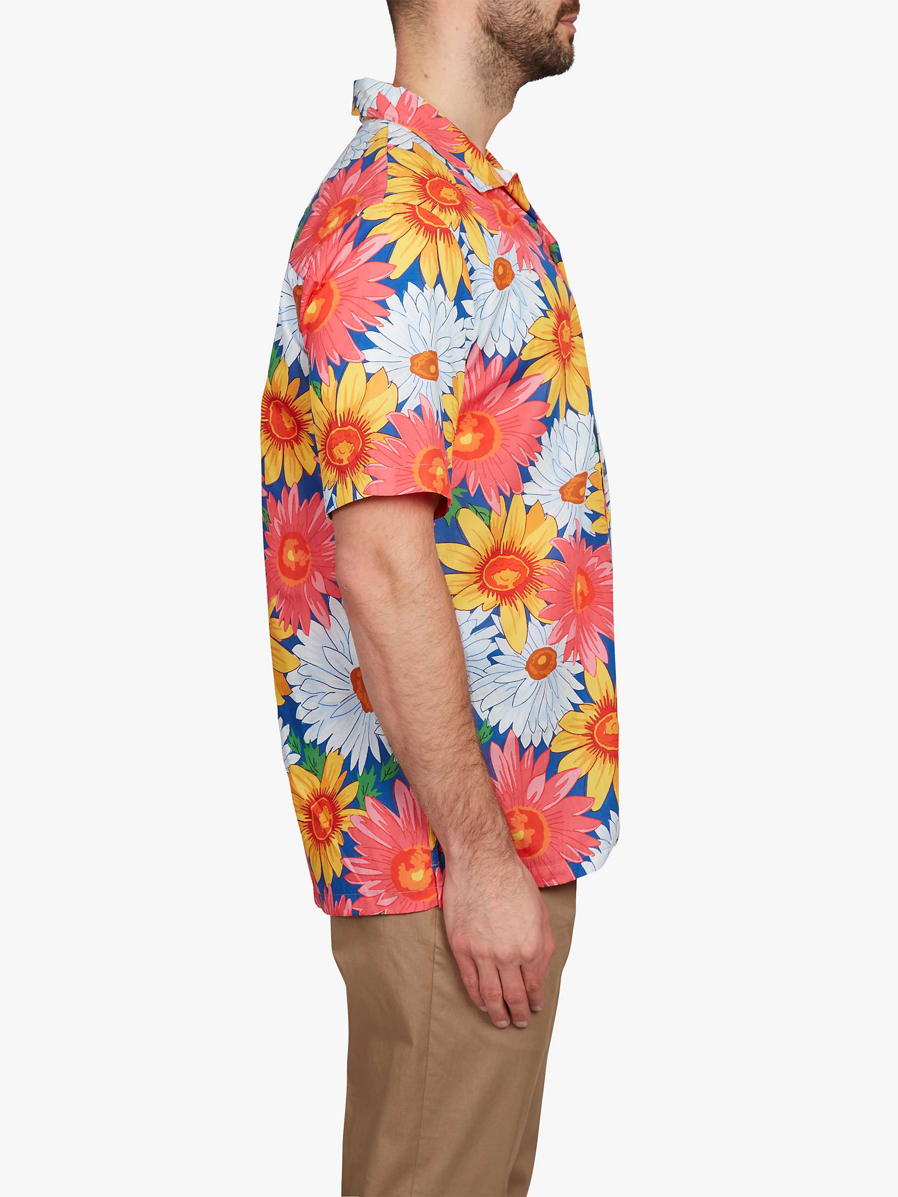 Buy Simon Carter Flower Short Sleeved Shirt, Multi Online at johnlewis.com