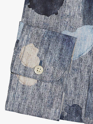 Simon Carter Paint Splodges Shirt, Blue/Multi