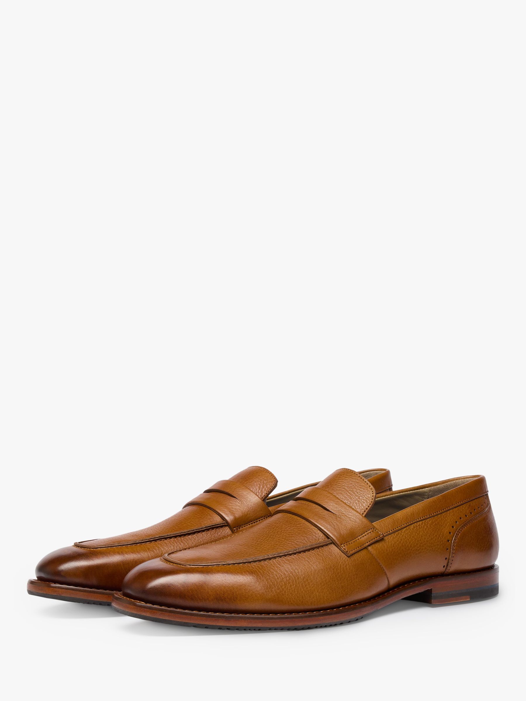 Oliver Sweeney Buckland Leather Loafer, Tan at John Lewis & Partners