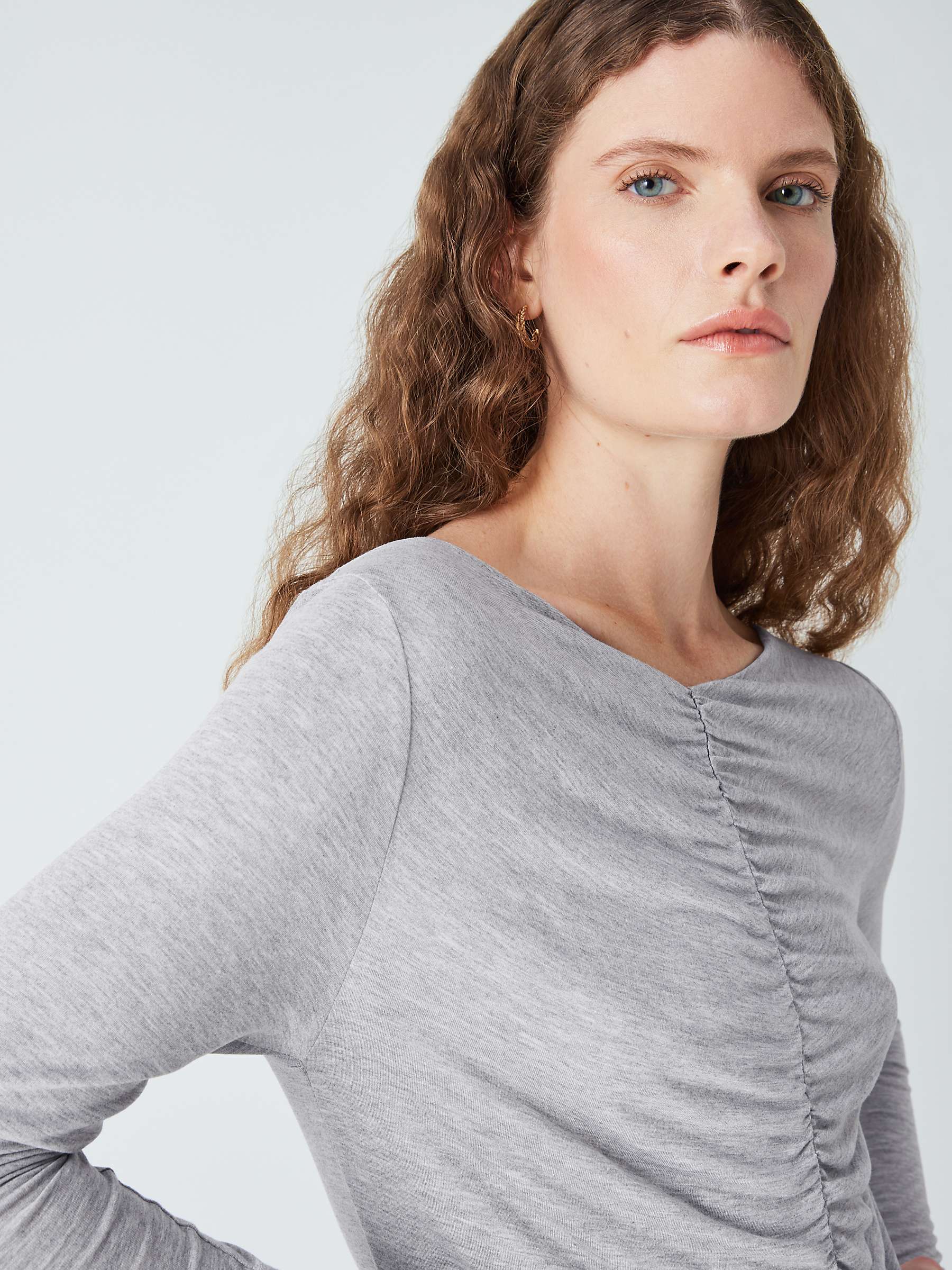 Buy AND/OR Raine Plain Ruched Top Online at johnlewis.com
