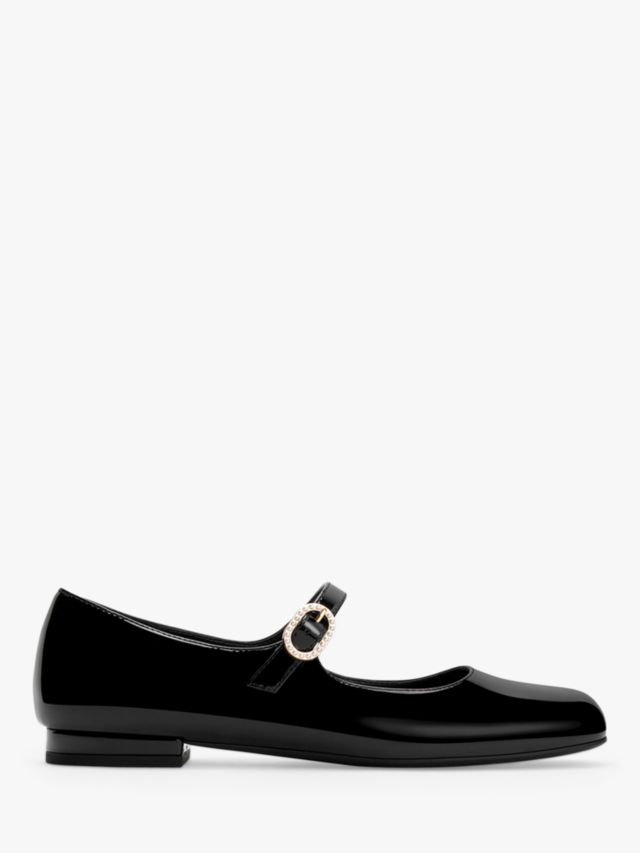 CHARLES & KEITH Mary Jane Shoes, Black Patent, 3