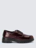 John Lewis Fifie Leather Comfort Lace Up Oxford Shoes, Vern Bordo Naplak