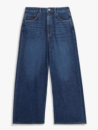 AND/OR Westlake Rigid Wide Leg Jeans, Dark Blue Wash