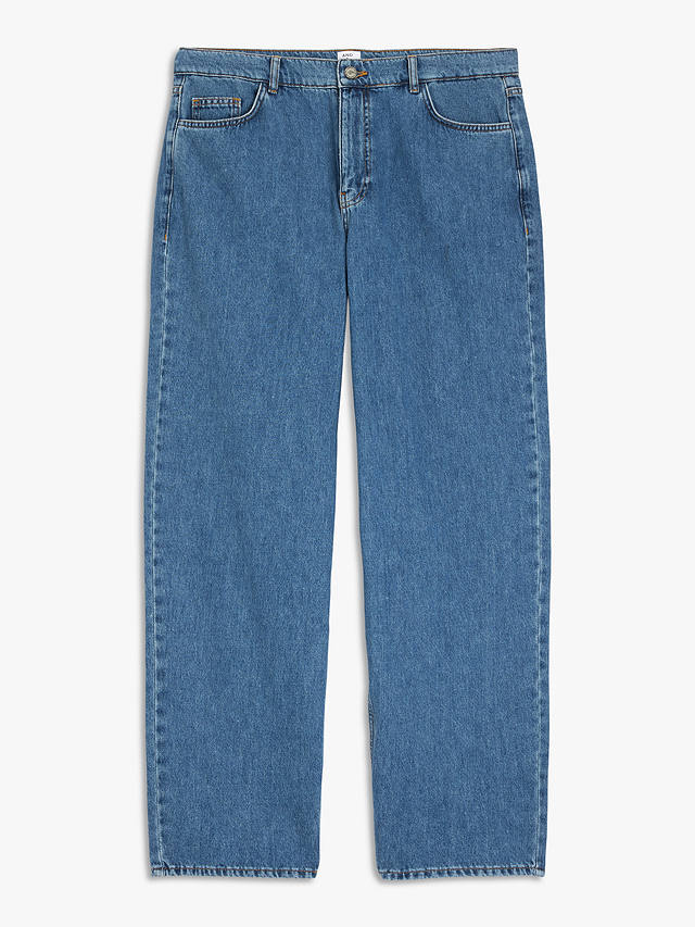 AND/OR Long Beach Baggy Jeans, Mid Blue Wash