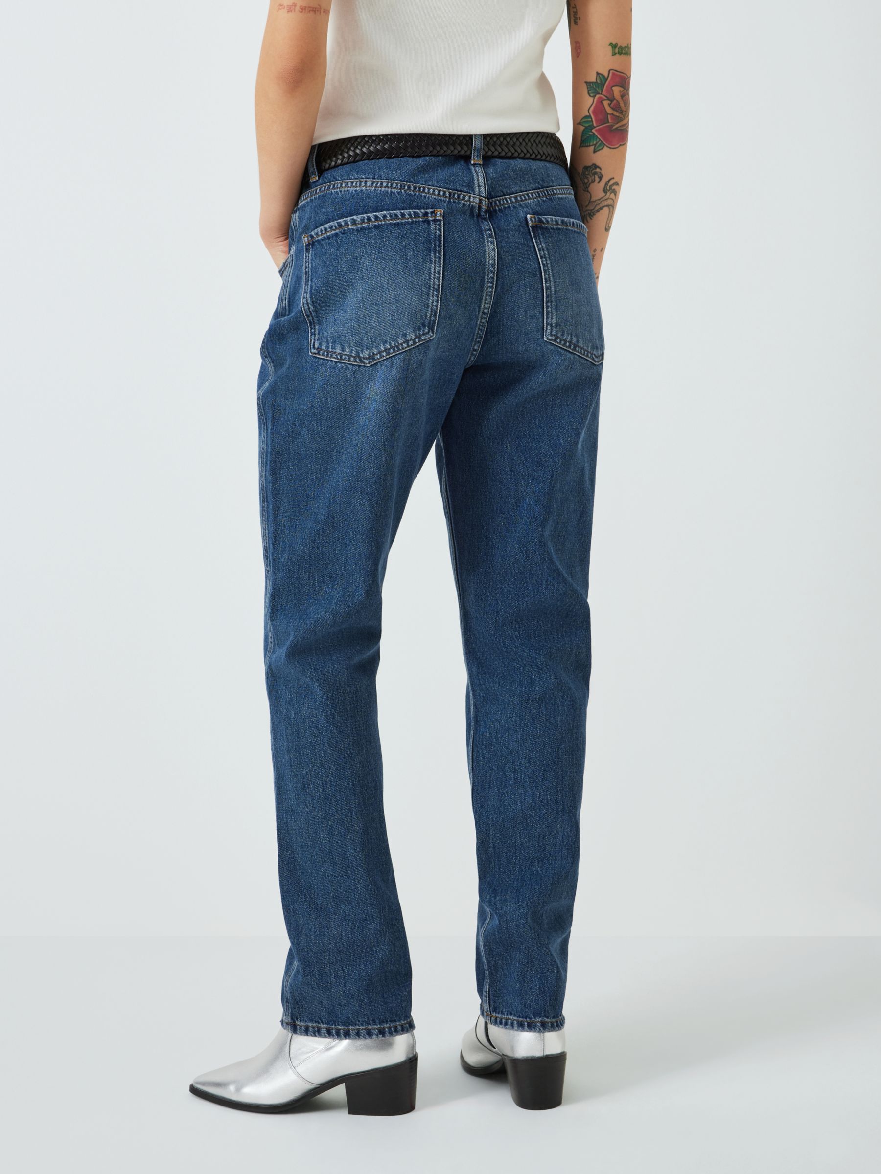 AND/OR Melrose Straight Cut Jeans, Dark Blue Wash, 34R