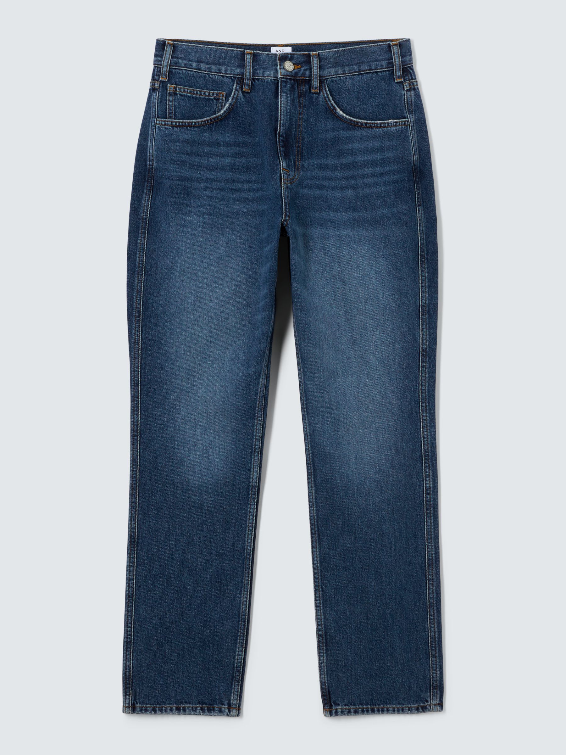 AND/OR Melrose Straight Cut Jeans, Dark Blue Wash, 34R
