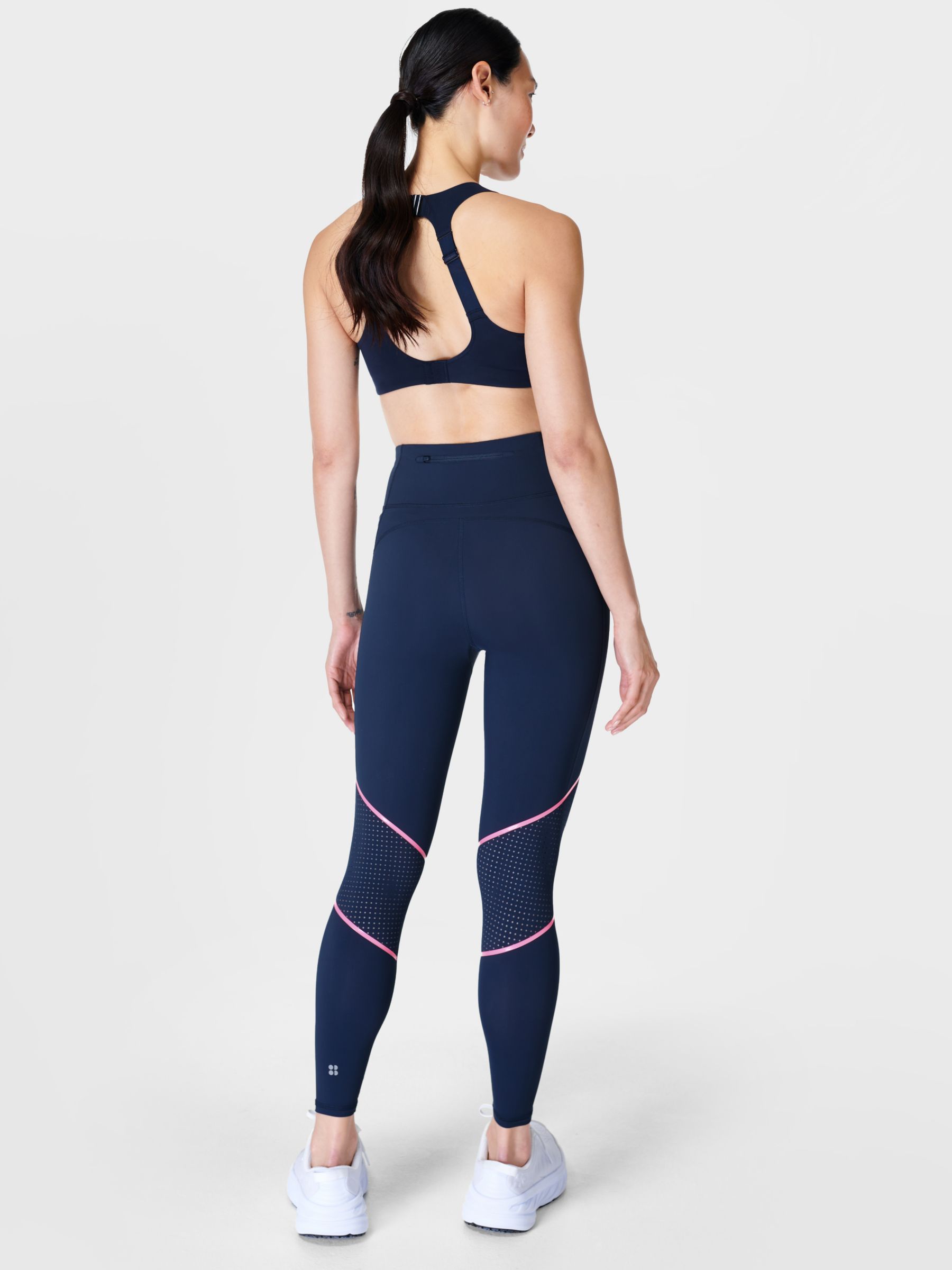 Sweaty Betty Power 7/8 Gym Leggings, Pink Scattered at John Lewis