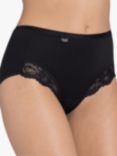 sloggi Romance Maxi Brief Knickers, Black