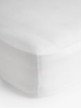 John Lewis Warm & Cosy Brushed Cotton Fitted Sheet, White