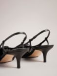 Ted Baker Rellyne Slingback Kitten Heel Court Shoes, Black