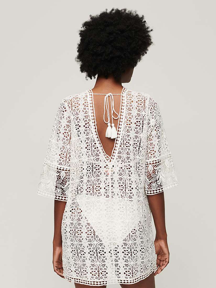 Buy Superdry Beach Cover Up Lace Mini Dress Online at johnlewis.com