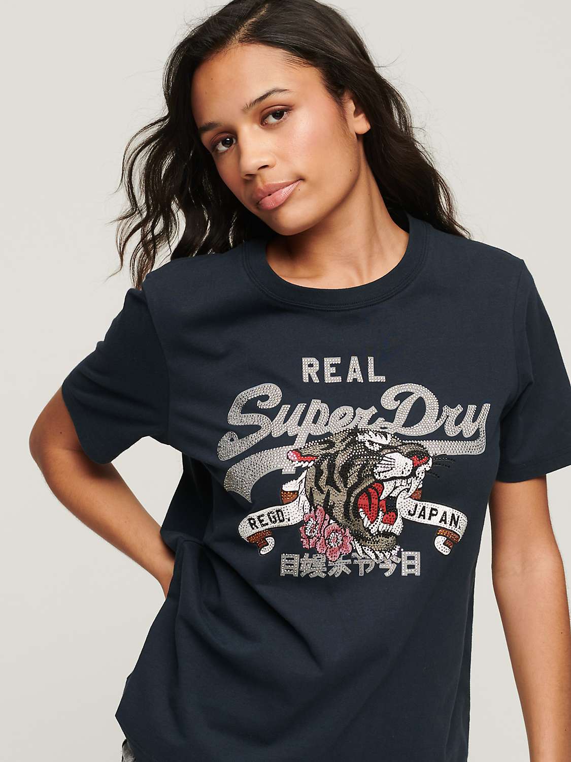 Buy Superdry Vintage Logo Narrative T-Shirt Online at johnlewis.com