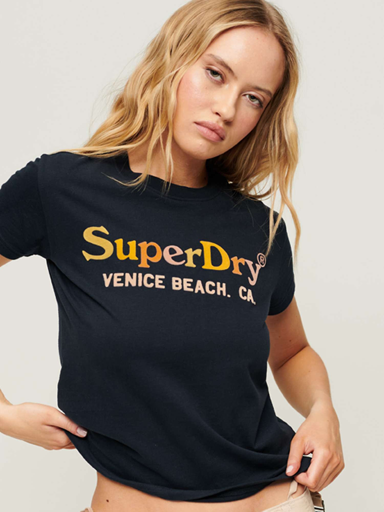 Buy Superdry Rainbow 90s T-Shirt Online at johnlewis.com