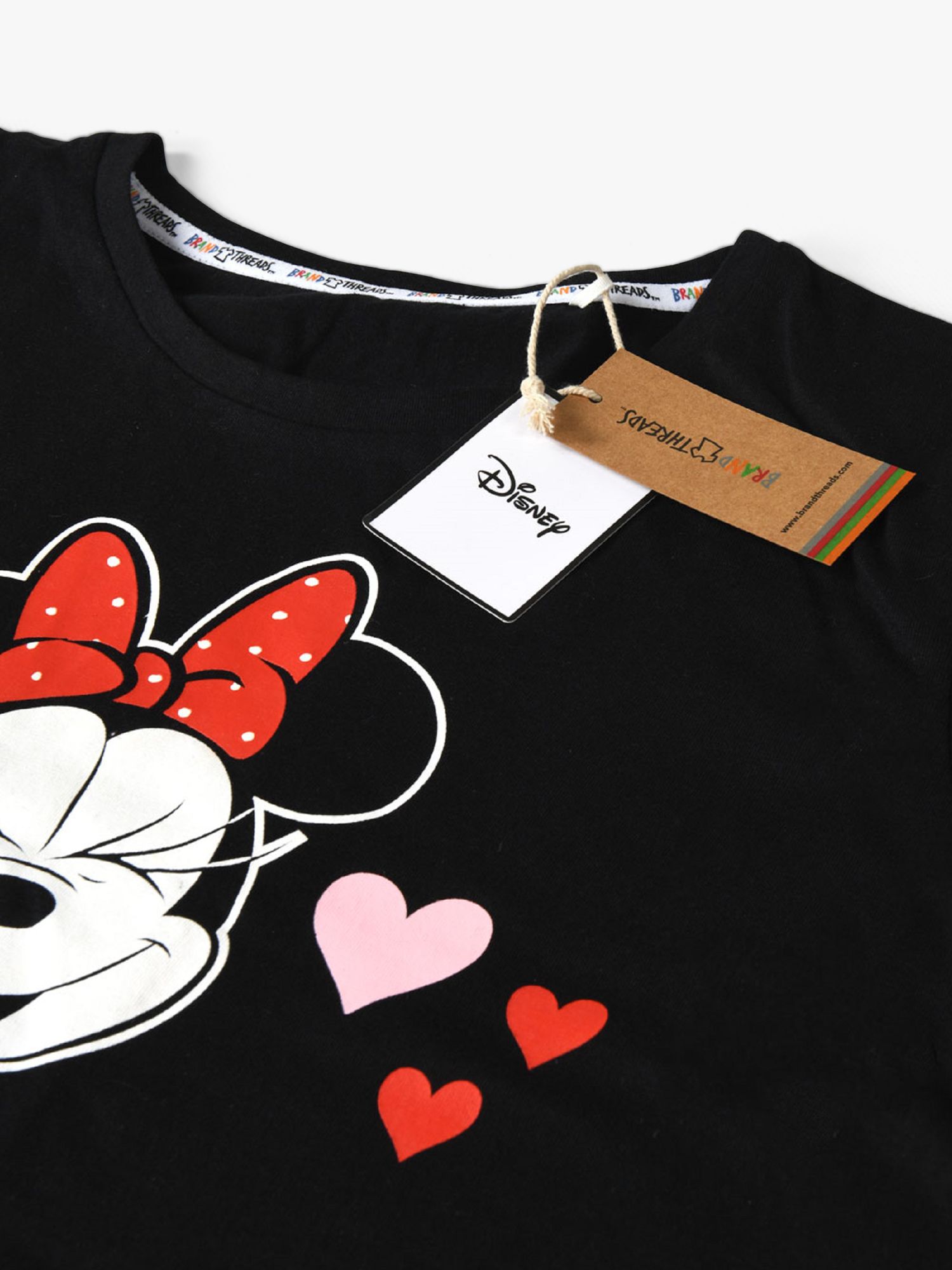 Brand Threads Maternity Minnie Mouse Nightdress, Black, XS