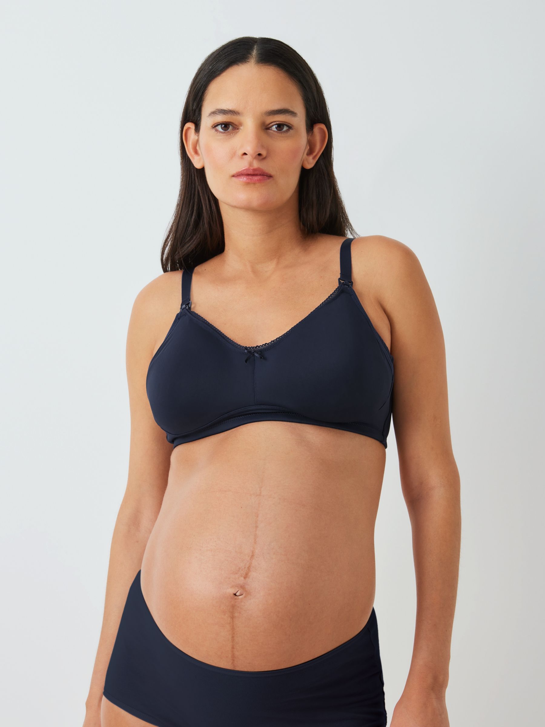 Seraphine Navy Blue Lace Maternity & Nursing Bra