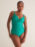 Phase Eight Textured Twist Swimsuit, Green