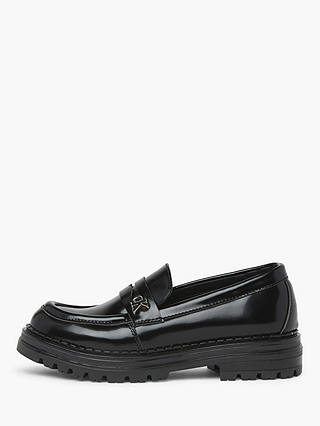 Calvin Klein Kids' Chunky Loafer Shoes, Black