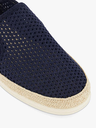Dune Fisherr Fabric Espadrille Shoes, Navy-fabric