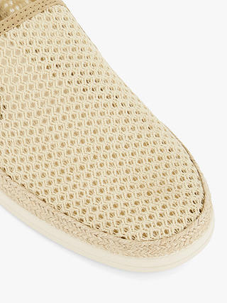 Dune Fisherr Fabric Espadrille Shoes, Beige-fabric