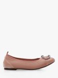 Moda in Pelle Fairy Leather Ballet Pumps, Cameo