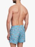 Simon Carter Vintage Toy Boats Swim Shorts, Blue