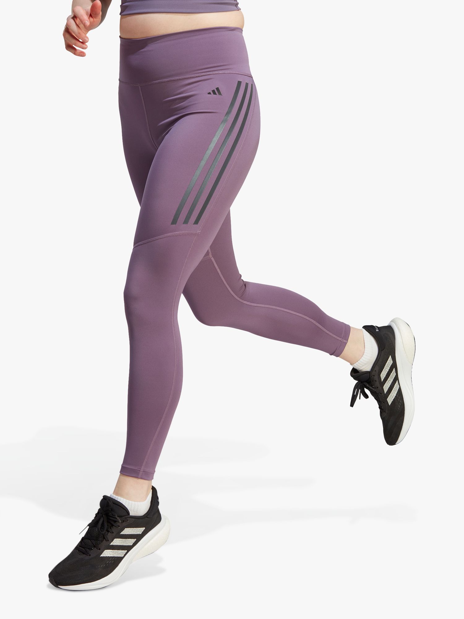 adidas DailyRun 5-Inch Short Leggings - Purple