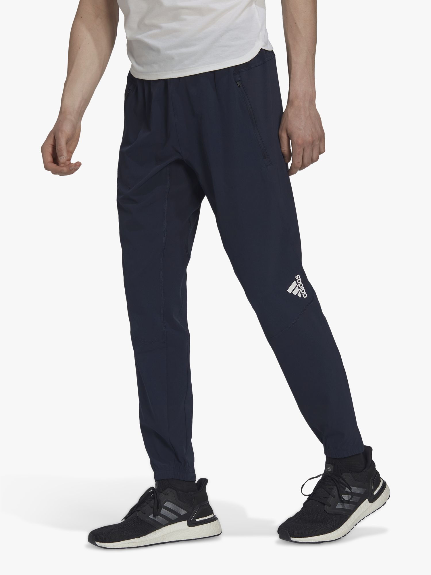 adidas Men's Essentials Fleece Open Hem 3-Stripes Pants Medium Green  Oxide/Linen Green