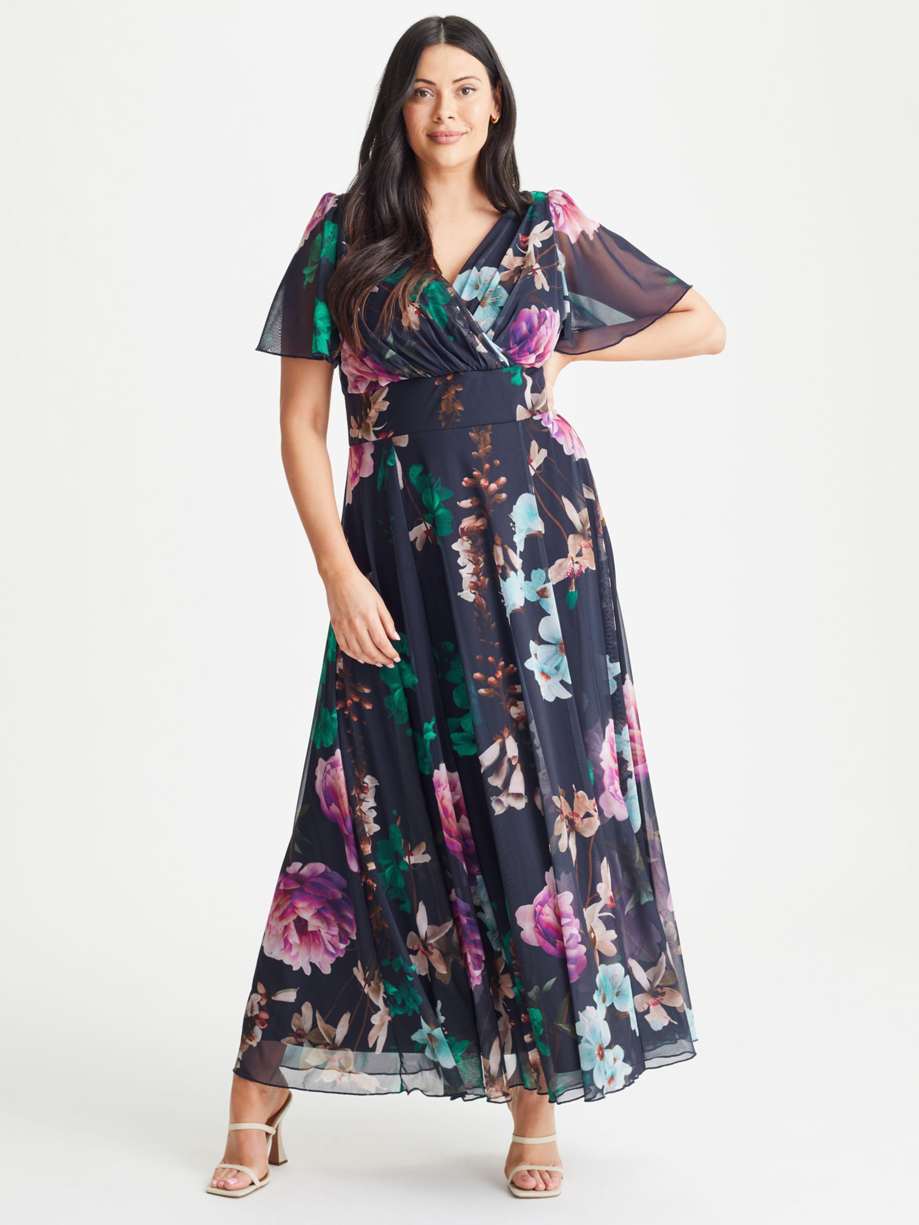 Scarlett & Jo Isabelle Floral Maxi Dress, Multi