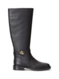 Ralph Lauren Hallee Iconic Riding Boots, Black