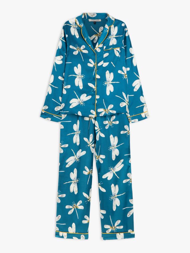 Their Nibs Dragonfly Print Pyjama Set Teal S