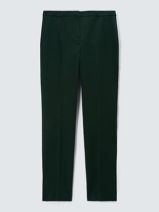 John Lewis Slim Bi-Stretch Trousers, Dark Green