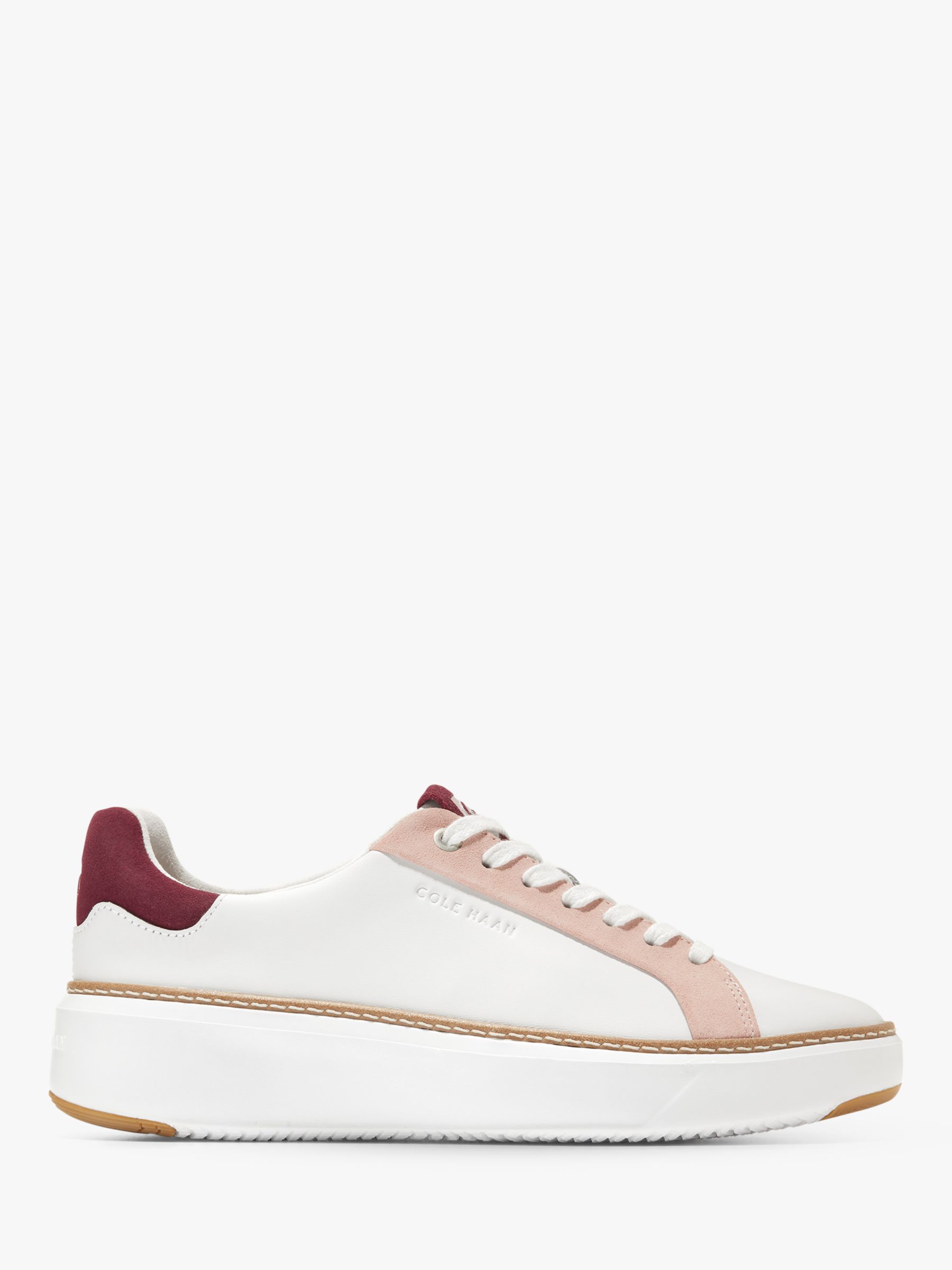 Cole Haan GrandPro Top Spin Court Trainers, Pink White