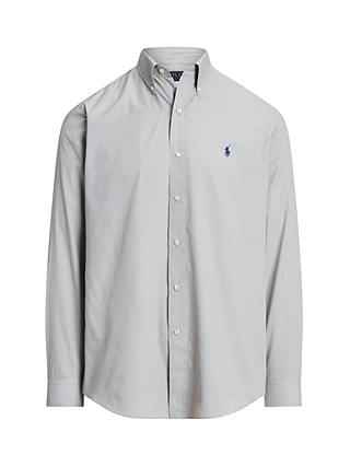 Polo Ralph Lauren Long Sleeve Classic Fit Performance Twill Shirt, Soft Grey