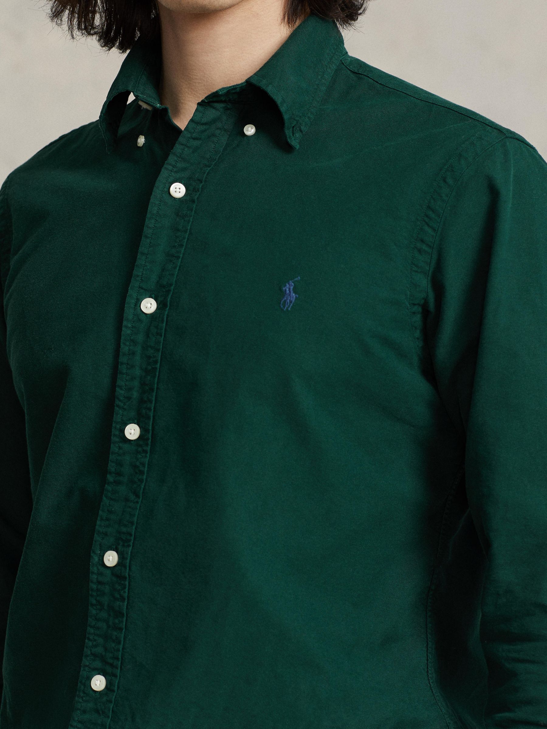 Polo Ralph Lauren Long Sleeve Sport Shirt, Hunt Club Green at John