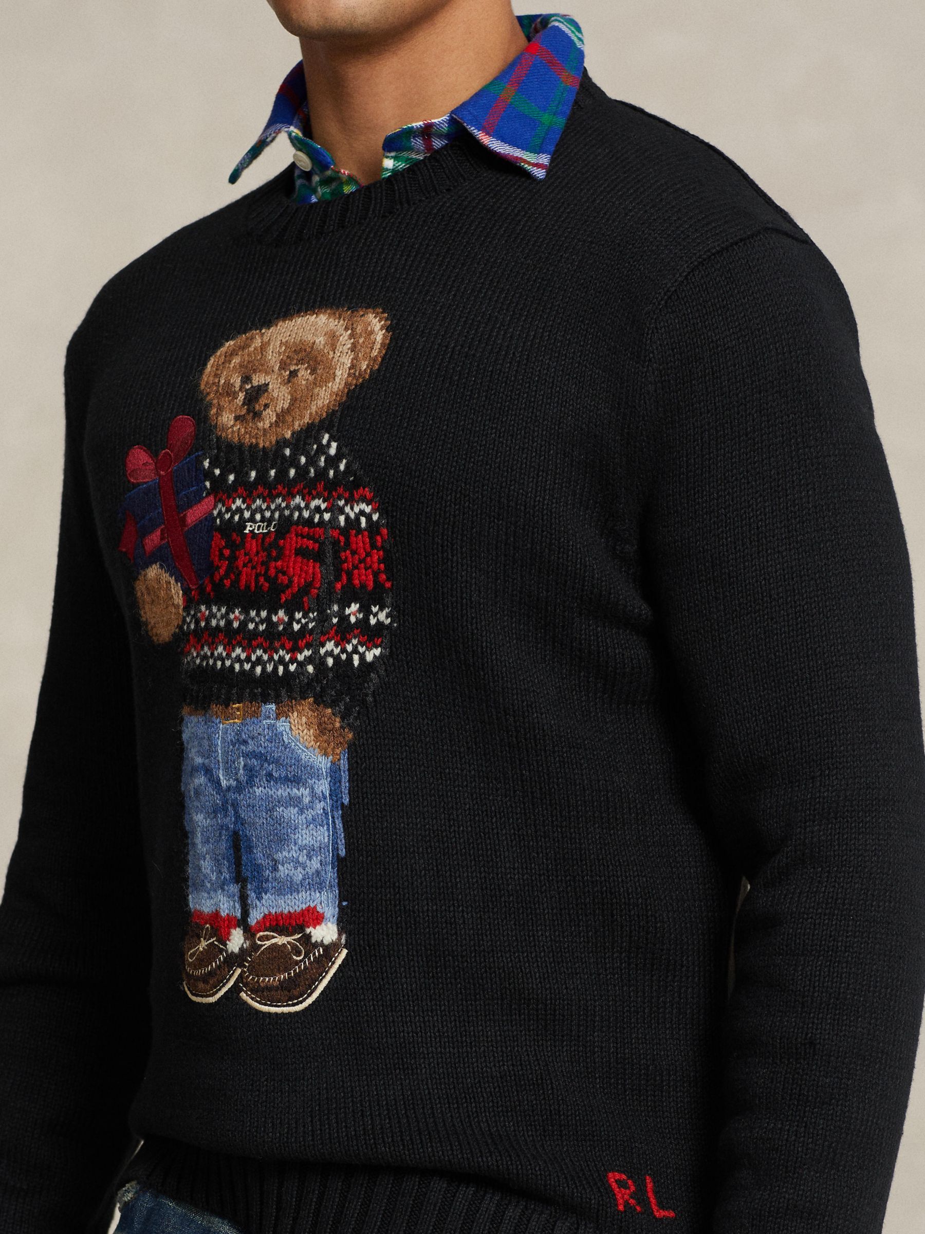 Utility Polo Bear Cashmere Jumper