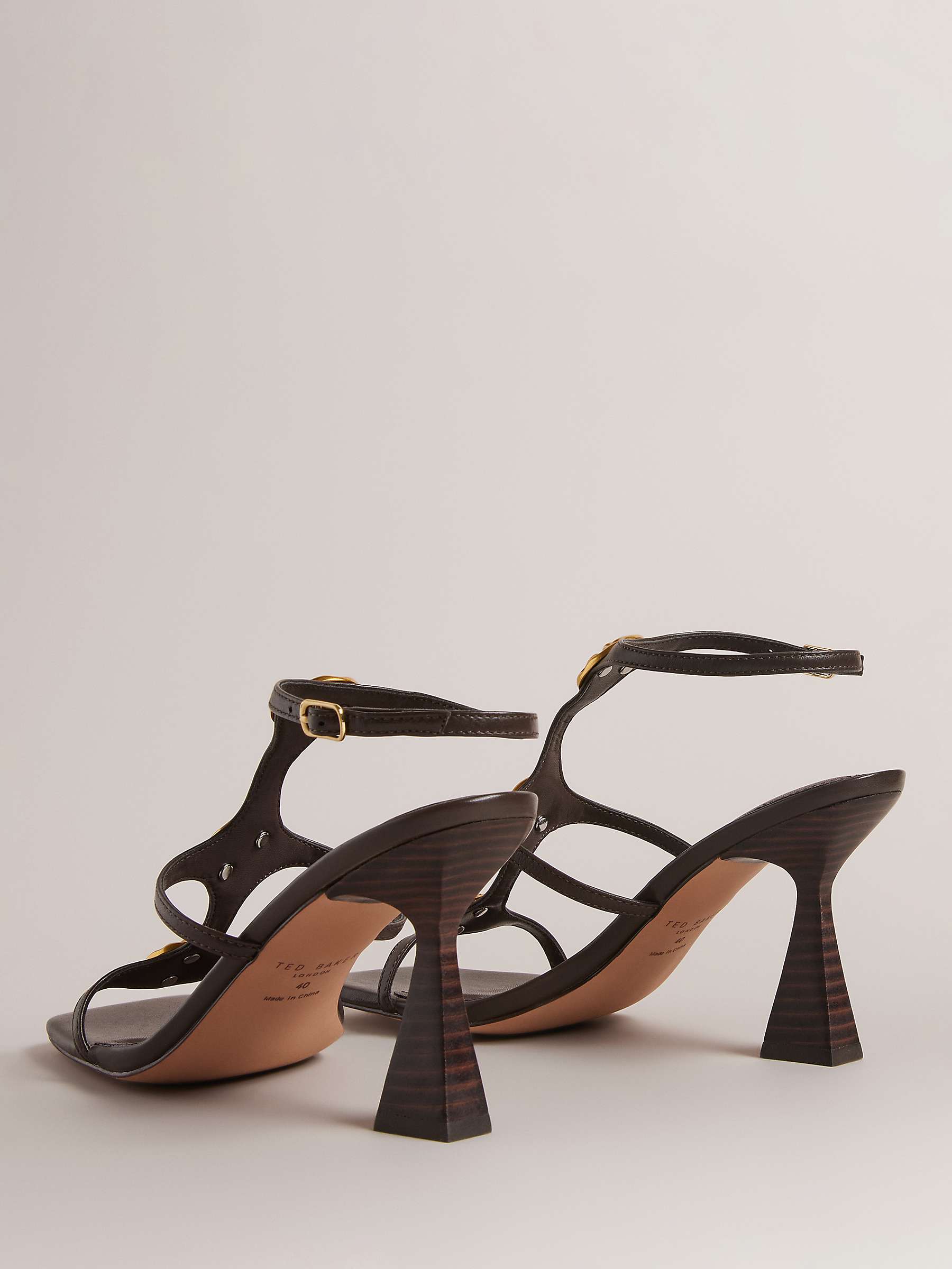 Buy Ted Baker Tayalin High Heel Leather Sandals Online at johnlewis.com