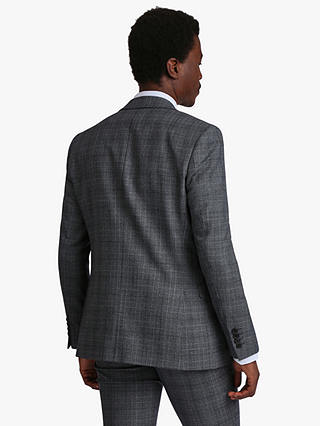 Ted Baker Zion Check Suit Jacket, Charcoal