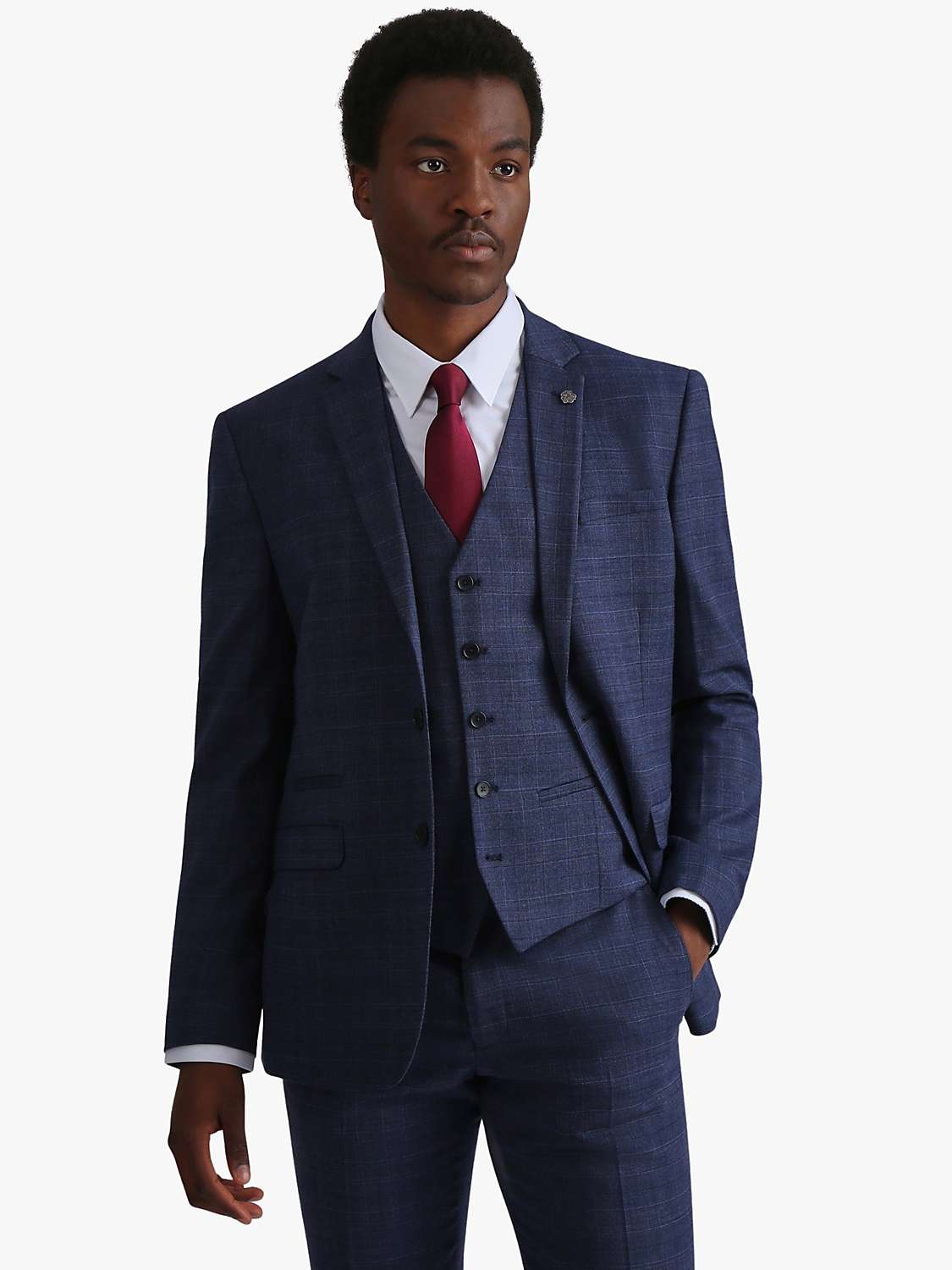 Buy Ted Baker Chelia Airforce Wool Blend Suit Jacket, Blue Online at johnlewis.com