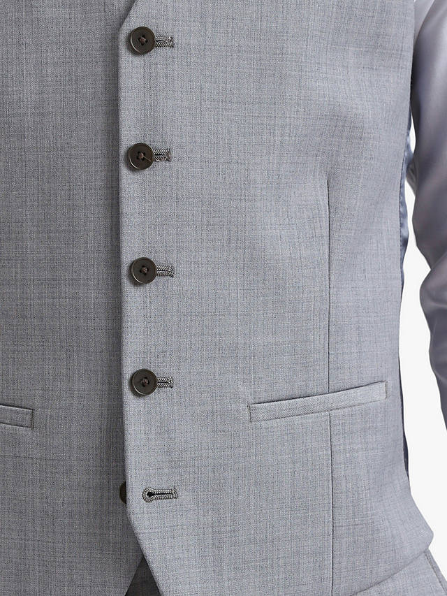 Ted Baker Denali Cool Wool Blend Suit Waistcoat, Grey