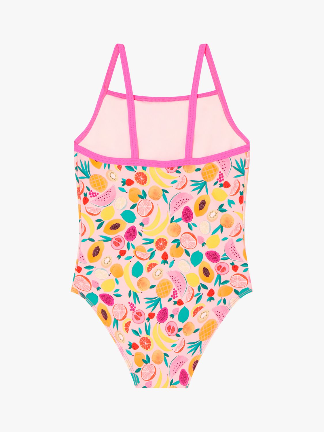 Angels by Accessorize Kids' Fruit Print Ruffle Detail Swimsuit, Multi ...