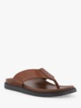 Dune Iddolise Leather Toe Post Sandals, Tan