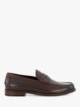 Dune Samson Penny Loafer, Brown-leather