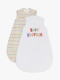 John Lewis ANYDAY Baby Brother Baby Sleeping Bag, 1 Tog, Pack of 2