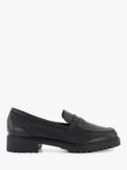 Dune Gild Leather Cleated Penny Loafer