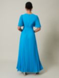 Phase Eight Yasmina Pleated Dress, Aquamarine