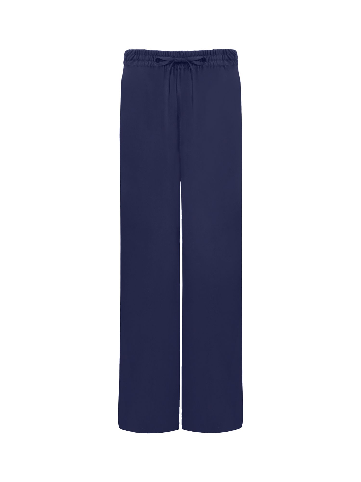 Ro&Zo Petites Pull On Wide Leg Trousers, Navy at John Lewis & Partners
