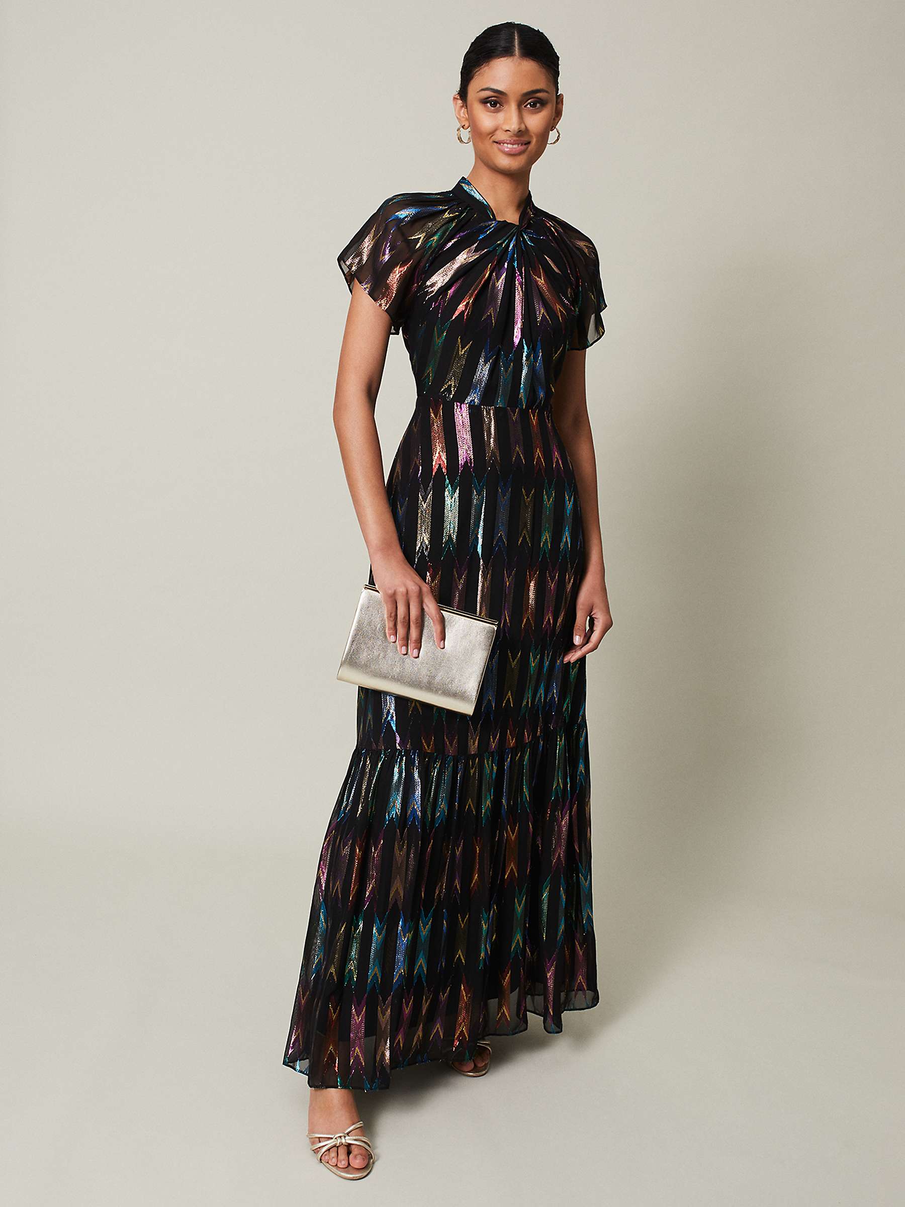 Buy Phase Eight Letitia Jacquard Maxi Dress, Multi Online at johnlewis.com